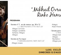 Concert 4  Mikhaid Ovrutsky, Violín i Rinko Hama, Piano